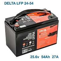 Литий-ионная тяговая аккумуляторная батарея DELTA LFP Plastic 24-54 для клининговой техники